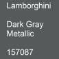 Preview: Lamborghini, Dark Gray Metallic, 157087.